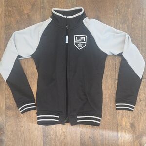 NHL LA KINGS Black and Gray Kids Hoodie